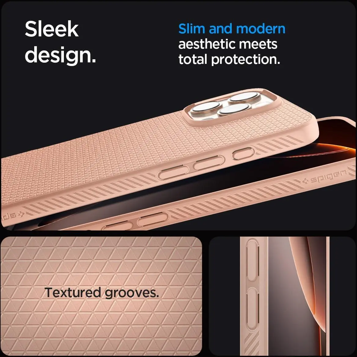 Spigen Liquid Air Apple iPhone 16 Pro Hoesje Back Cover Roze afbeelding 3