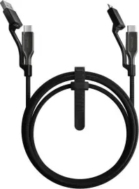 Nomad Universele Kabel 240W USB-C/USB-A naar USB-C/Micro-USB 1.5M Kevlar Zwart