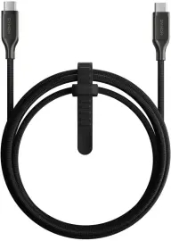 Nomad Kevlar USB-C naar USB-C Kabel 240W Power Delivery Fast Charge 1.5M Zwart