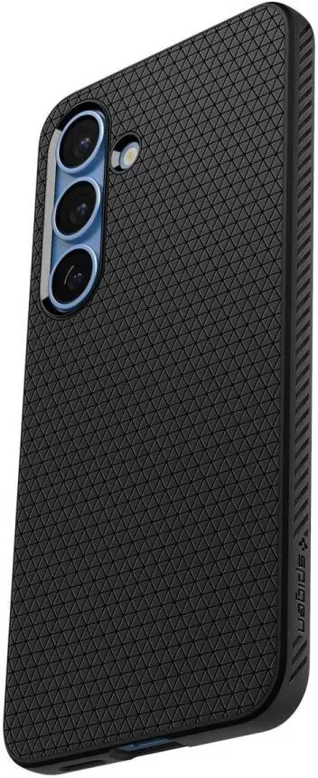 Spigen Liquid Air Samsung Galaxy S25 Plus Hoesje Back Cover Matte Zwart afbeelding 13