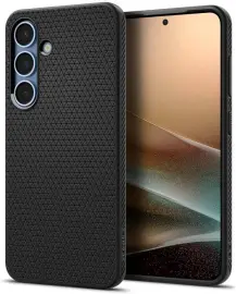 Spigen Liquid Air Samsung Galaxy S25 Plus Hoesje Back Cover Matte Zwart