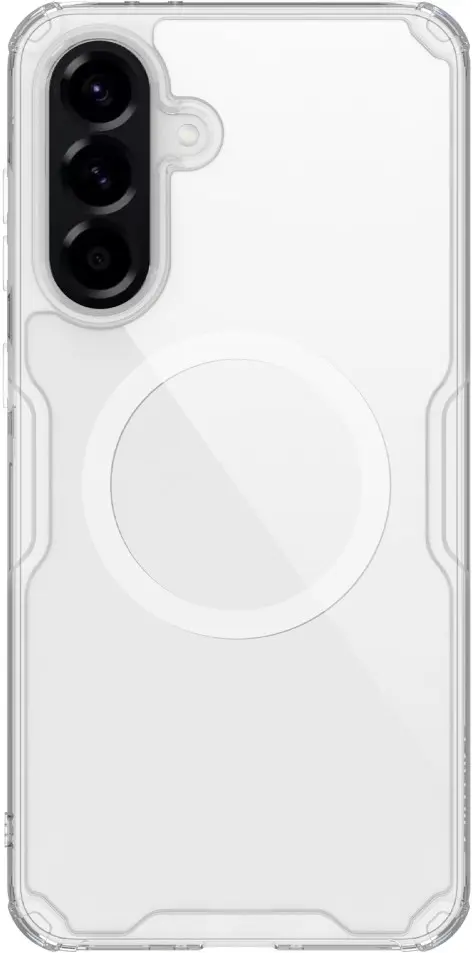 Nillkin Nature Pro Samsung Galaxy A56 Hoesje MagSafe / Qi2 Back Cover Wit afbeelding 1