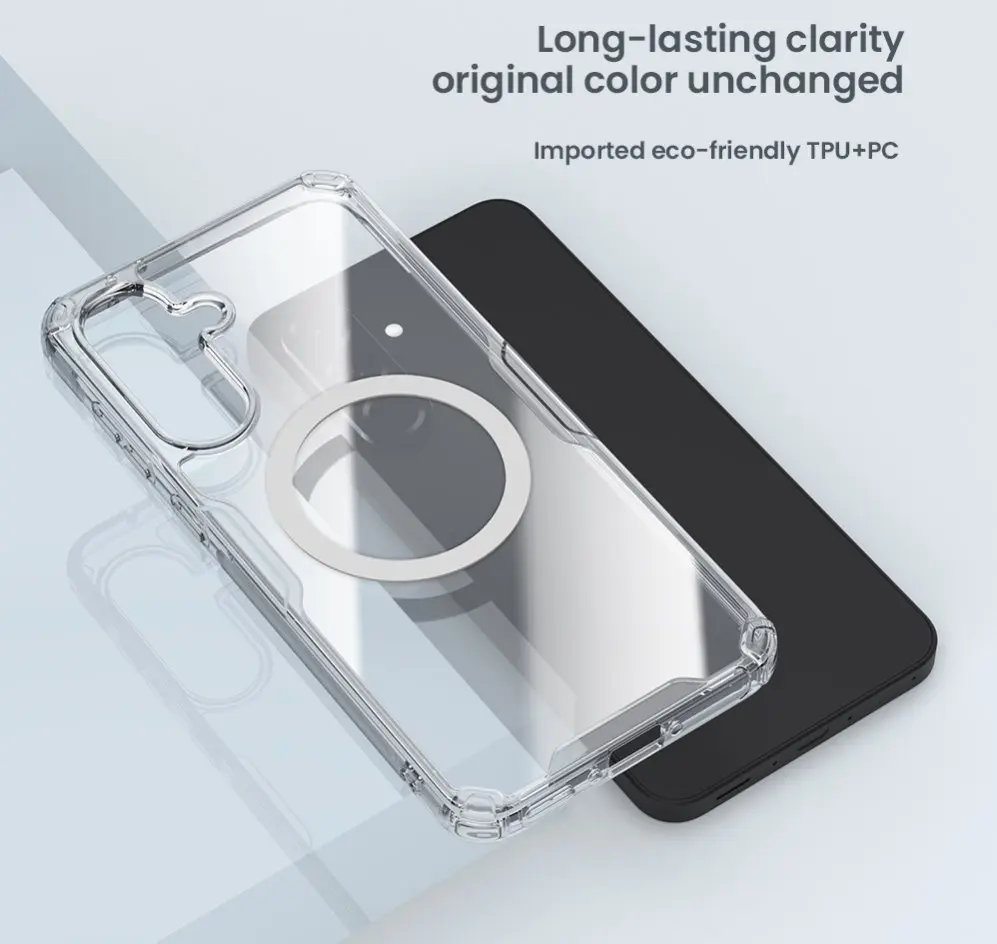 Nillkin Nature Pro Samsung Galaxy A56 Hoesje MagSafe / Qi2 Back Cover Wit afbeelding 4