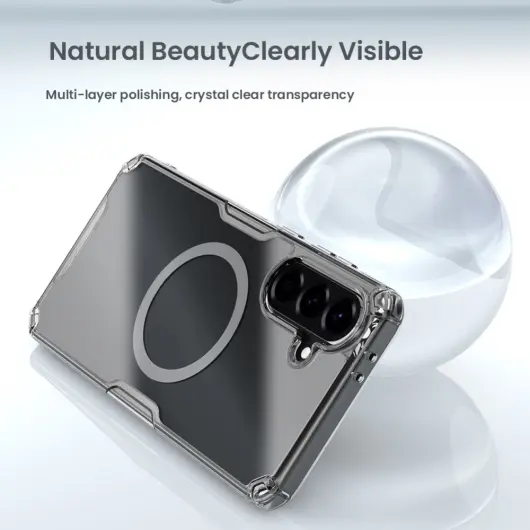 Nillkin Nature Pro Samsung Galaxy A56 Hoesje MagSafe / Qi2 Back Cover Wit afbeelding 9