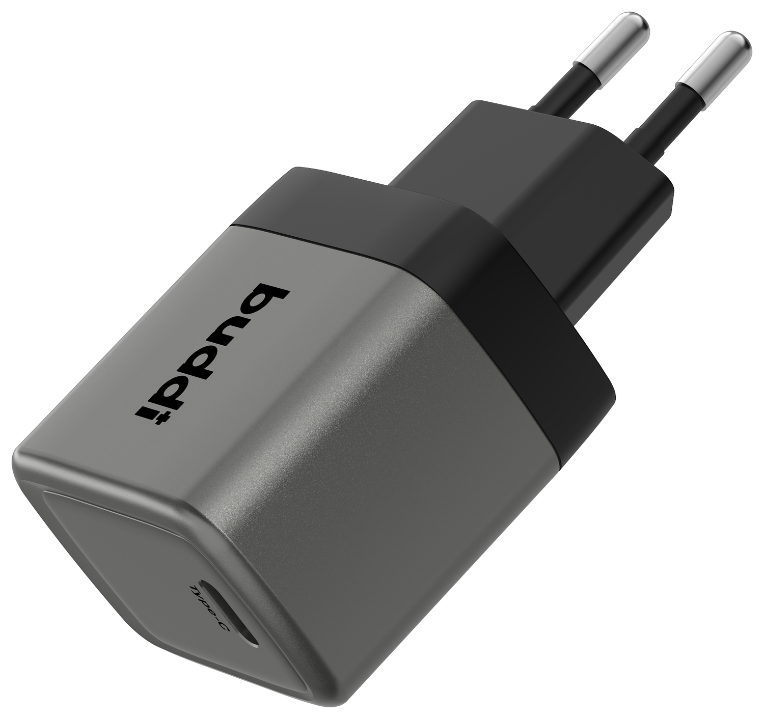 Buddi Power 25W Power Adapter Fast Charge USB-C Snellader Grijs afbeelding 8