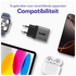 Buddi Power 25W Power Adapter Fast Charge USB-C Snellader Grijs afbeelding 6