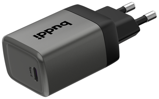 Buddi Power 45W Power Adapter Fast Charge USB-C Snellader Grijs afbeelding 11