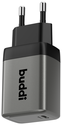 Buddi Power 45W Power Adapter Fast Charge USB-C Snellader Grijs afbeelding 10