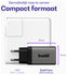 Buddi Power 65W Power Adapter Fast Charge 2x USB-C + USB-A Snellader Grijs afbeelding 4