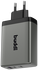 Buddi Power 100W Power Adapter Fast Charge 2x USB-C + USB-A Snellader Grijs afbeelding 10