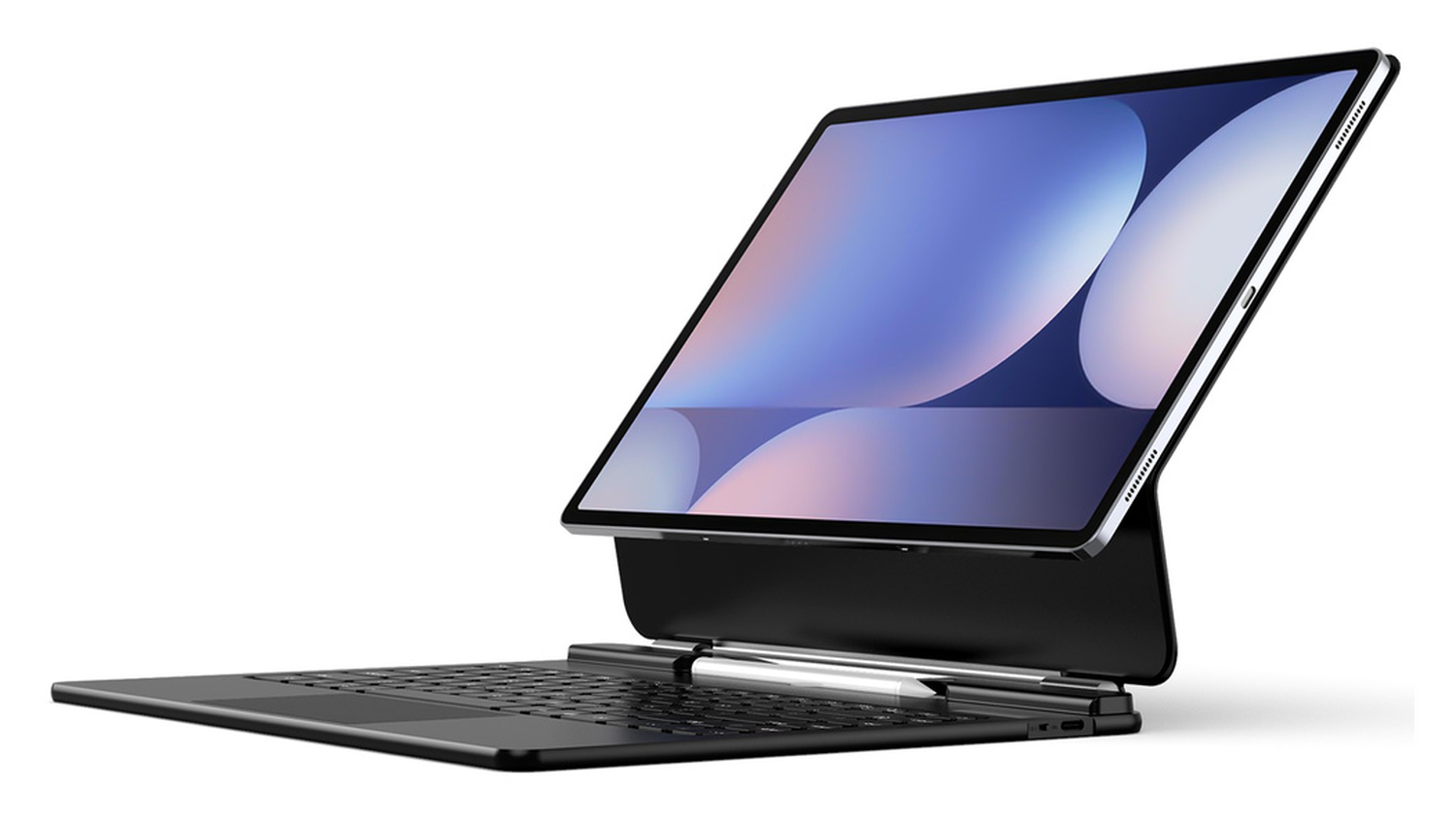 Dux Ducis Samsung Galaxy Tab S10/S9/S8 Ultra Hoes Bluetooth Toetsenbord Zwart afbeelding 2