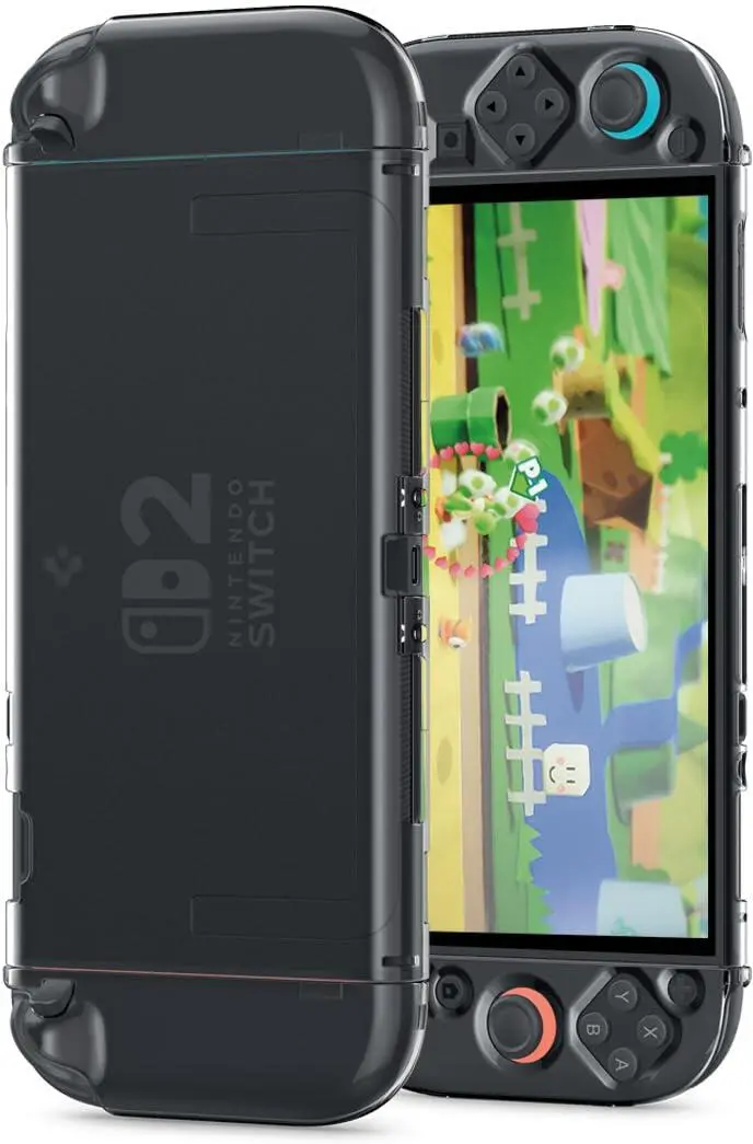 Spigen Air Skin Nintendo Switch 2 Hoesje Back Cover Transparant afbeelding 1