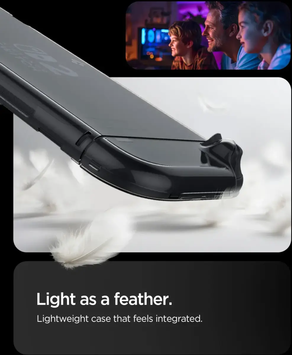 Spigen Air Skin Nintendo Switch 2 Hoesje Back Cover Transparant afbeelding 4