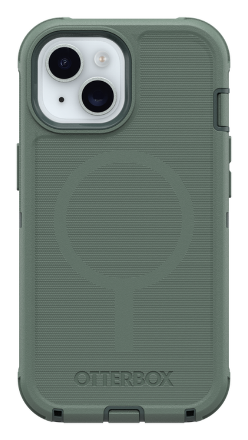 OtterBox Defender MagSafe Apple iPhone 16e / 15 / 14 / 13 Hoesje Groen afbeelding 2