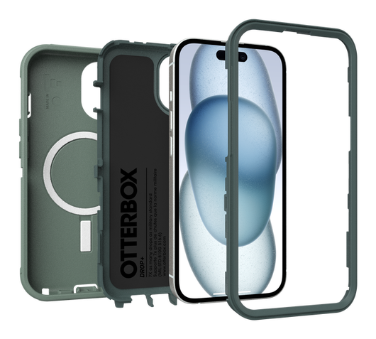 OtterBox Defender MagSafe Apple iPhone 16e / 15 / 14 / 13 Hoesje Groen afbeelding 3