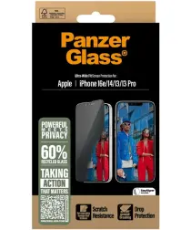 PanzerGlass Ultra-Wide Apple iPhone 16e/14/13/13 Pro Screen Protector