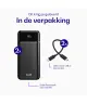 Buddi Boost 10.000 mAh Powerbank Met Display Duo Pack Zwart 22.5W