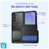 Samsung Galaxy A56 / A36 Hoesje met Slider Kaarthouder Back Cover Zwart afbeelding 4