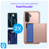Samsung Galaxy A56 / A36 Hoesje met Slider Kaarthouder Back Cover Roze afbeelding 8