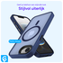 Apple iPhone 16e Hoesje met MagSafe Back Cover Matte Blauw afbeelding 5