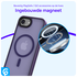 Apple iPhone 16e Hoesje met MagSafe Back Cover Matte Paars afbeelding 6