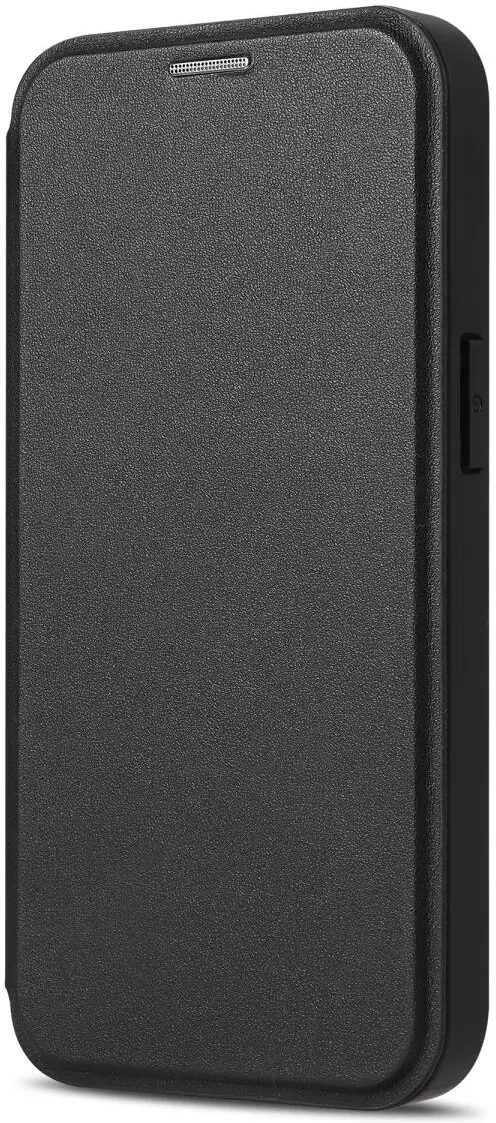Apple iPhone 16e Hoesje met MagSafe / Qi2 Book Case Transparant / Zwart afbeelding 4