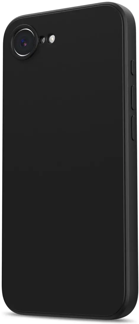 Apple iPhone 16e Hoesje met Camera Bescherming Dun TPU Back Cover Zwart afbeelding 4