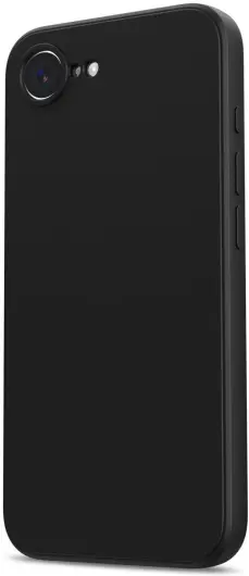 Apple iPhone 16e Hoesje met Camera Bescherming Dun TPU Back Cover Zwart afbeelding 4