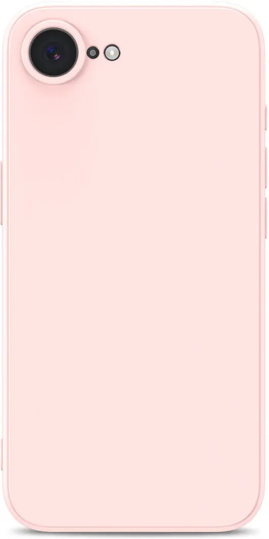 Apple iPhone 16e Hoesje met Camera Bescherming Dun TPU Back Cover Roze afbeelding 3