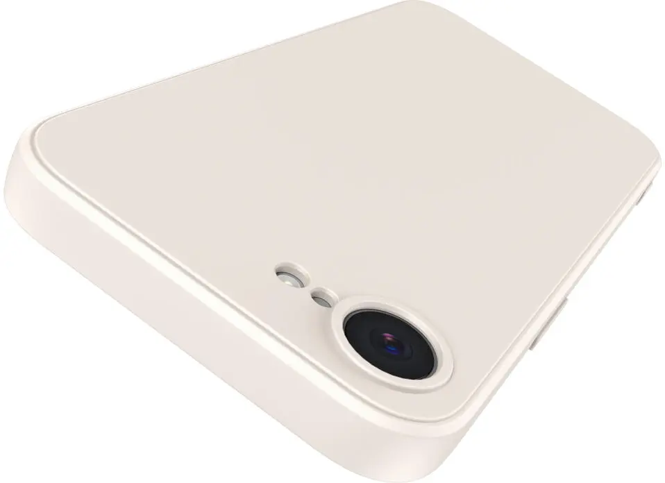 Apple iPhone 16e Hoesje met Camera Bescherming Dun TPU Back Cover Beige afbeelding 5