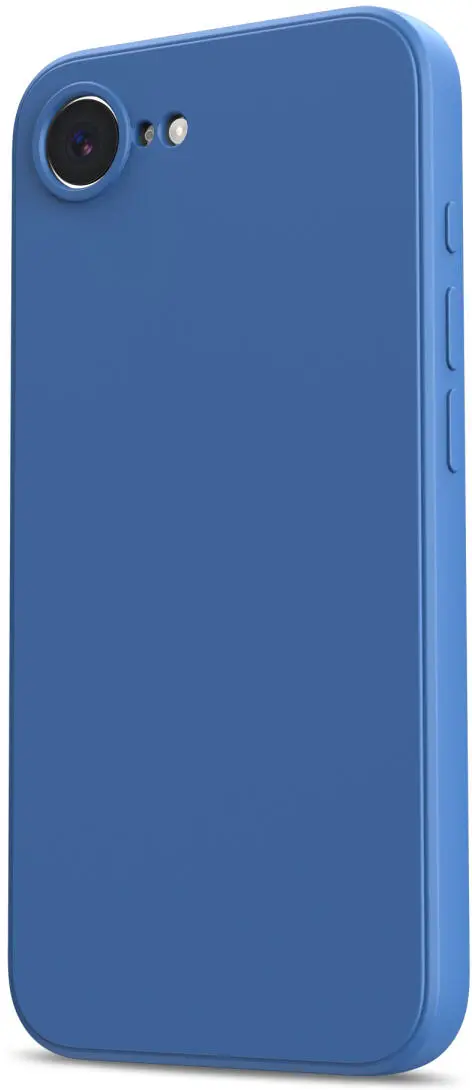 Apple iPhone 16e Hoesje met Camera Bescherming Dun TPU Back Cover Blauw afbeelding 4