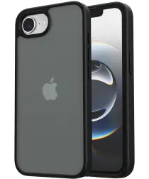 Apple iPhone 16e Hoesje Back Cover Matte Zwart afbeelding