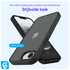 Apple iPhone 16e Hoesje Back Cover Matte Zwart afbeelding 2