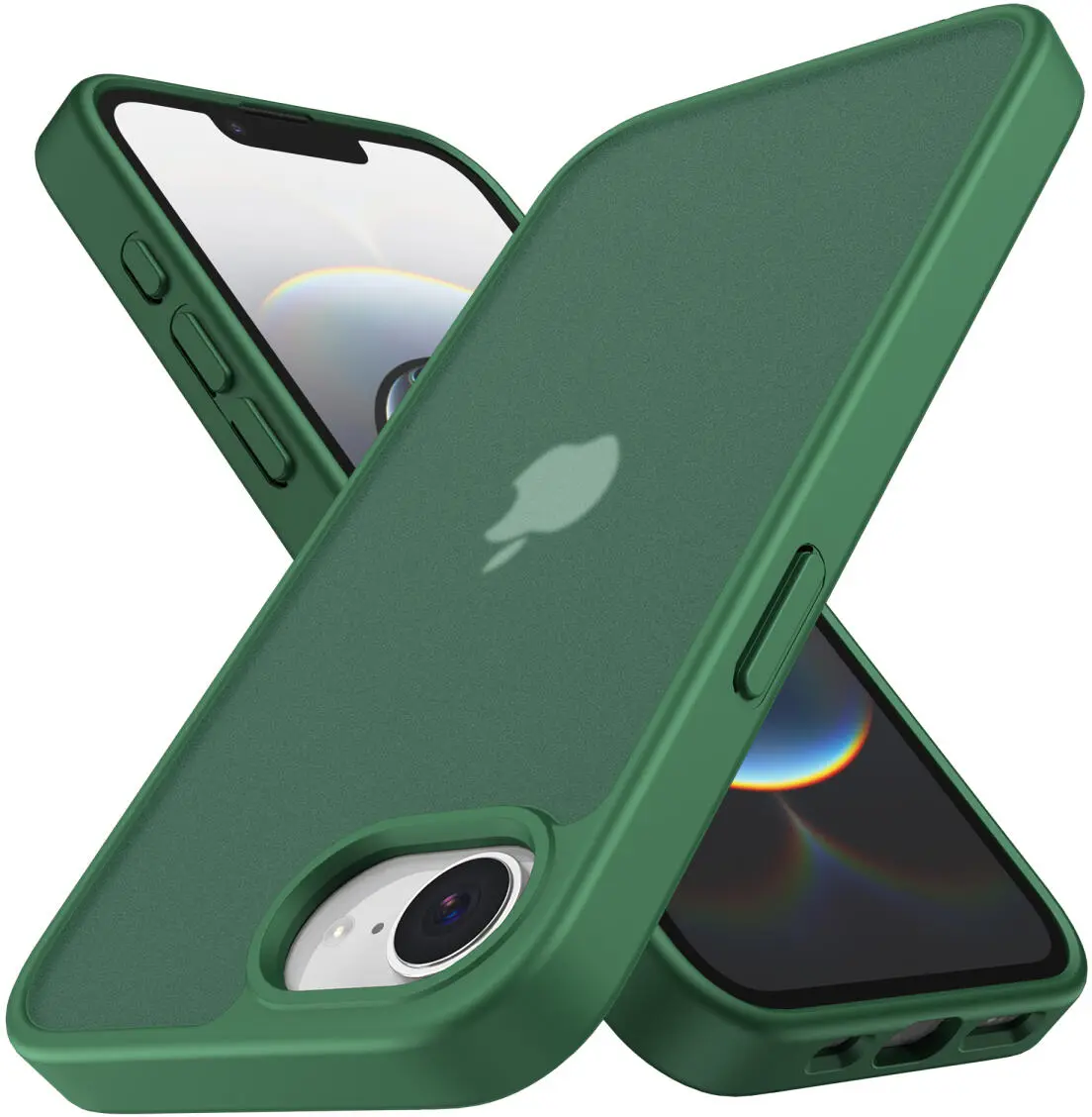 Apple iPhone 16e Hoesje Back Cover Matte Groen afbeelding 2