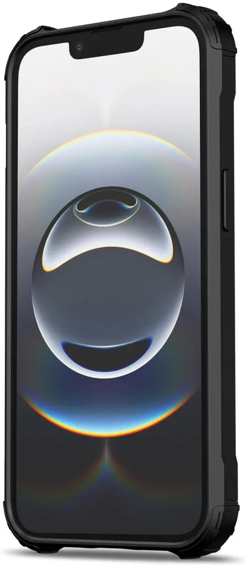 Apple iPhone 16e Hoesje Shock Proof Hybride Back Cover Zwart afbeelding 8