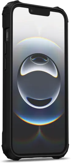 Apple iPhone 16e Hoesje Shock Proof Hybride Back Cover Zwart afbeelding 7