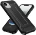Apple iPhone 16e Hoesje Shock Proof Hybride Back Cover Zwart afbeelding 2
