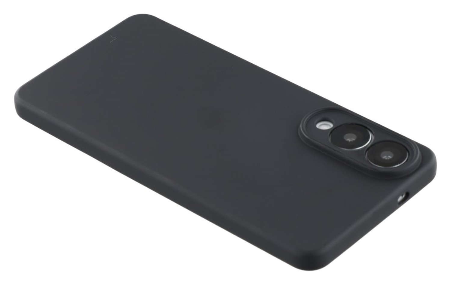Samsung Galaxy S25 Edge Hoesje Dun TPU Back Cover Matte Zwart afbeelding 5