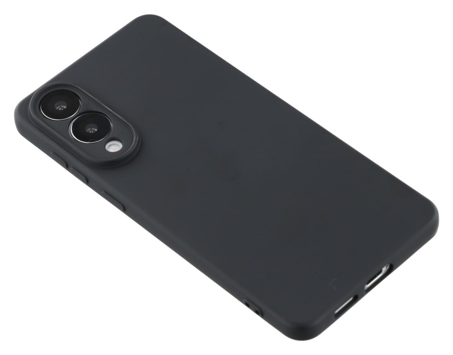 Samsung Galaxy S25 Edge Hoesje Dun TPU Back Cover Matte Zwart afbeelding 6