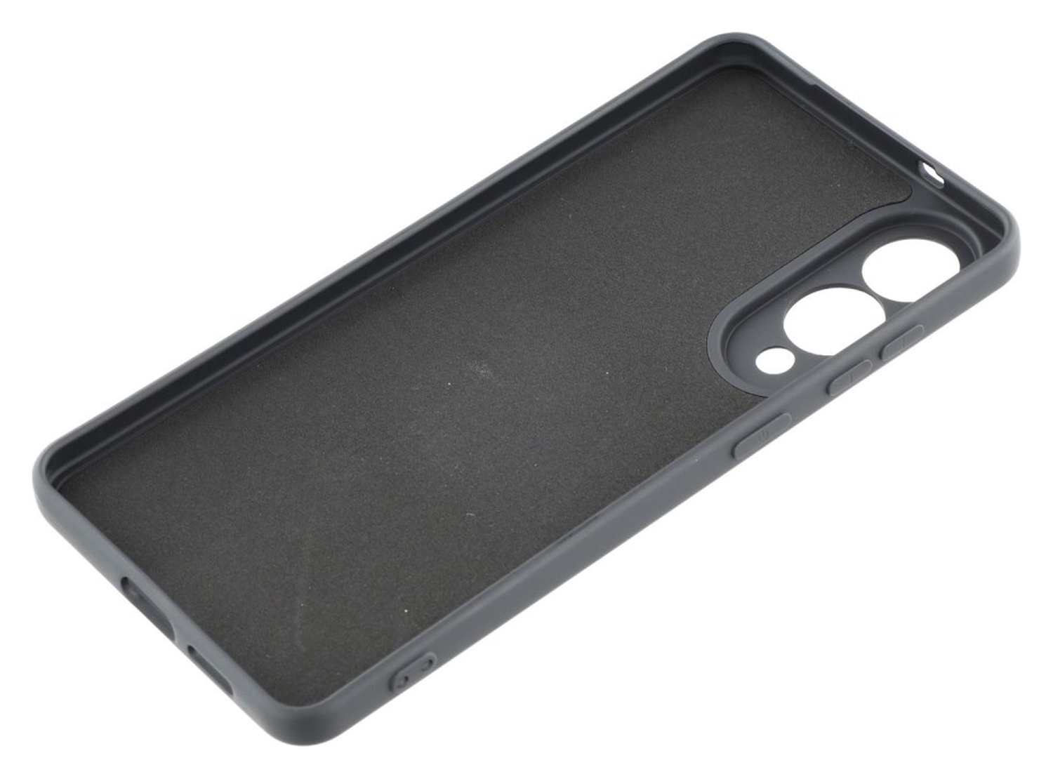 Samsung Galaxy S25 Edge Hoesje Dun TPU Back Cover Matte Zwart afbeelding 7
