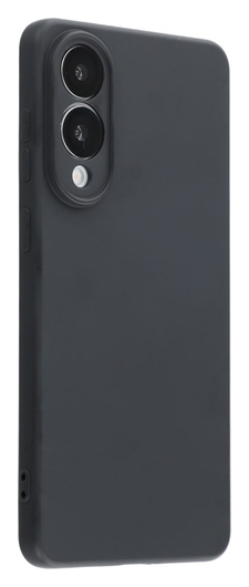 Samsung Galaxy S25 Edge Hoesje Dun TPU Back Cover Matte Zwart afbeelding 2