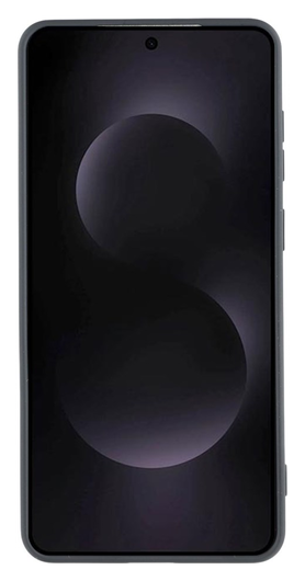 Samsung Galaxy S25 Edge Hoesje Dun TPU Back Cover Matte Zwart afbeelding 3