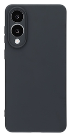 Samsung Galaxy S25 Edge Hoesje Dun TPU Back Cover Matte Zwart