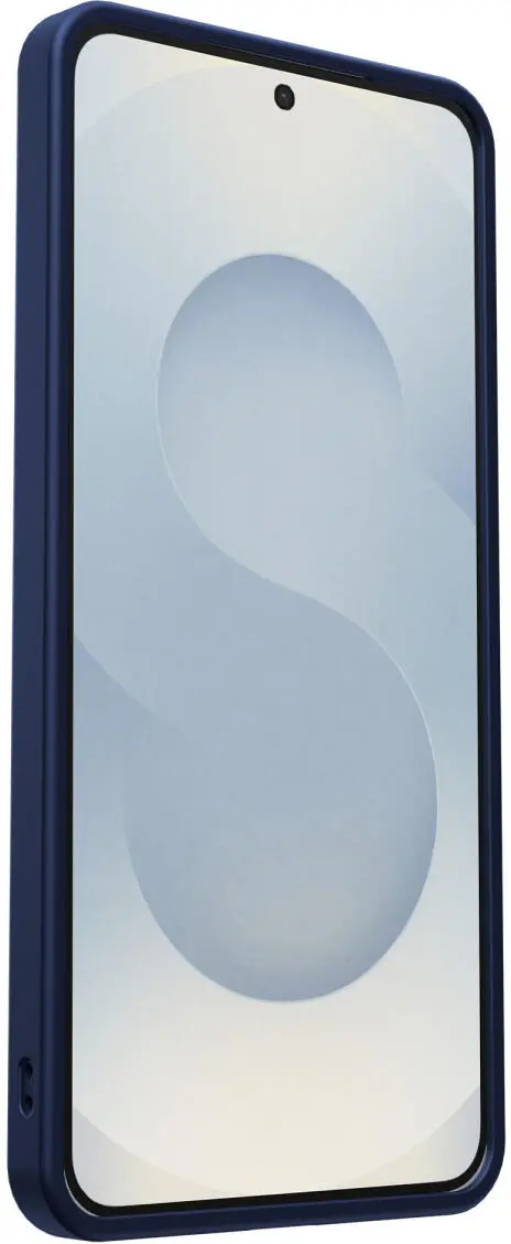 Samsung Galaxy S25 Edge Hoesje met MagSafe Back Cover Matte Blauw afbeelding 11