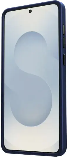 Samsung Galaxy S25 Edge Hoesje met MagSafe Back Cover Matte Blauw afbeelding 8
