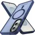 Samsung Galaxy S25 Edge Hoesje met MagSafe Back Cover Matte Blauw afbeelding 2