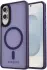 Samsung Galaxy S25 Edge Hoesje met MagSafe Back Cover Matte Paars