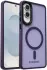 Samsung Galaxy S25 Edge Hoesje met MagSafe Back Cover Matte Paars afbeelding 6