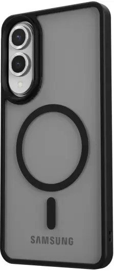 Samsung Galaxy S25 Edge Hoesje met MagSafe Back Cover Matte Zwart afbeelding 9