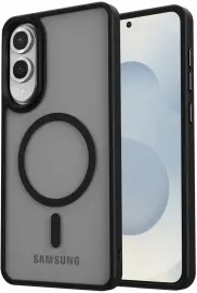 Samsung Galaxy S25 Edge Hoesje met MagSafe Back Cover Matte Zwart